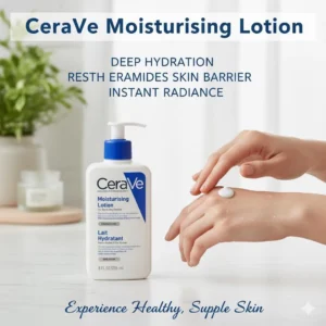 CeraVe Body Lotion for Dry & Very Dry Skin – Ceramides + Hyaluronic Acid, 24H Hydration & Skin Barrier Repair