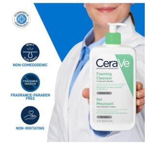 Facial Cleanser for Oily & Acne-Prone Skin 236ml – Hydrating Liquid Face Wash to Remove Excess Oil and Makeup